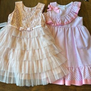2 dresses. 1 Bonnie Jean and 1 Jona Michelle. 3t